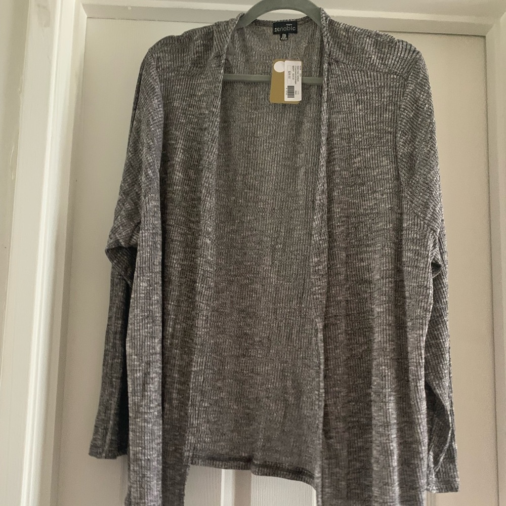 Grey lightweight cardigan